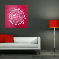 تابلو آینه کاری گل انار