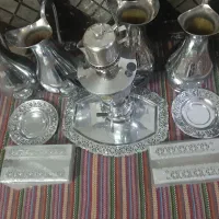 ۲۰قلم وسیله برنزی ۶۰ساله نو|کلکسیون اشیاء عتیقه|ابریشم, |دیوار