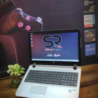 اچ پی core i5 نسل 6 رم DDR4 حافظه 256SSD صفحه 15.6