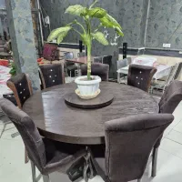 میز غذا خوری تخفیف خورده وسینی