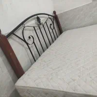 تخت خواب فلزی دونفره اماراتی|تخت و سرویس خواب|برازجان, |دیوار