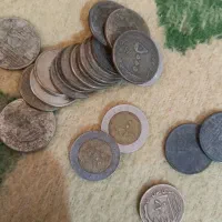 سکه قدیمی|کلکسیون سکه، تمبر، اسکناس|سپیدان, |دیوار