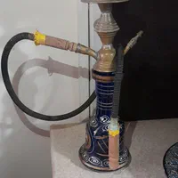 سرویس،قلیون ولبی برنجی سینی لوسترقدیمیّ دهه۵۰|کلکسیون اشیاء عتیقه|فردیس, قریشی|دیوار