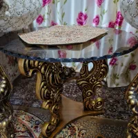 مبل سلطنتی ۹ نفره و جلو مبلی|مبلمان خانگی و میز عسلی|علی‌آباد کتول, |دیوار