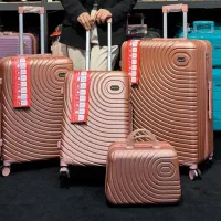 چمدان مسافرتی نشکن سبک ست۴ تیکه کیف ساک چمدون کسا