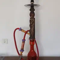 قلیان تنه چوبی