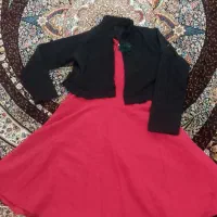 پیراهن مخمل کبریتی