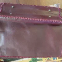 کیف چرم بز دست دوز کاملا سالم‌