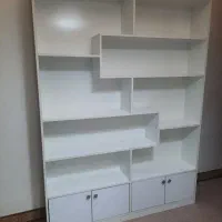 کتابخانه و دکوری|کتابخانه، شلف، قفسه‌های دیواری|اسلام‌شهر, شهرک قائمیه|دیوار