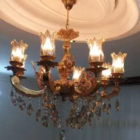 لوستر کاملا برنجی