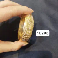 طلای دسته دوم تک پوش و النگو تک سایز های 2و3