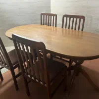 میز نهار خوری چهار نفره|میز و صندلی غذاخوری|یزد, |دیوار