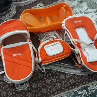 فروش وسایل کودک همراه با یک گهواره میلاد و قالیچه