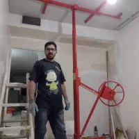 پمپ تاسیسات پکیج برق فنرزنی تی وی وال کناف لوله|خدمات پیشه و مهارت|پردیس, فاز ۸|دیوار