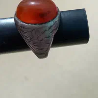 انگشتر عقیق کهنه یمن قاجاری