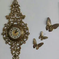 ست ساعت و آیینه شمعدان برنز تبریز