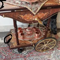 میز بار چرخ دار تزیینی