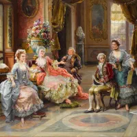 تابلو های مخمل آنتیک