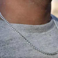 زنجیر نقره مردانه|جواهرات|اراک, |دیوار