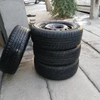 لاستیک و رینگ فلزی پژو سایز ۱۴