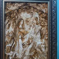 تابلو فرش دستباف شیخ صنعان