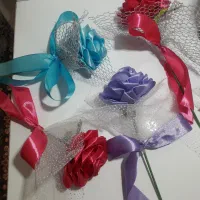 گل روبانی بسیار زیبا|گل مصنوعی|تهران, بهداشت|دیوار