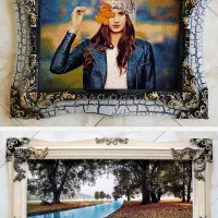 تابلو فرش چهره با نخ ابریشم مصنوعی|تابلو فرش|اهواز, امانیه|دیوار