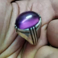 انگشتر یاقوت یا لعل بنفش