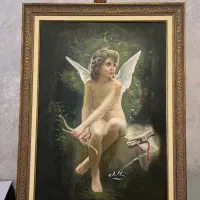 نقاشی رنگ روغن قدیمی