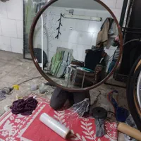 آینه گرد قاب فلزی|آینه|تهران, نیروی هوایی (پیروزی)|دیوار