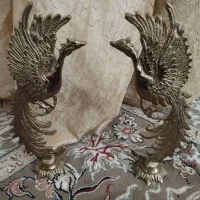 اسب و طاووس برنز|مجسمه، تندیس، ماکت|بندر ماهشهر, |دیوار