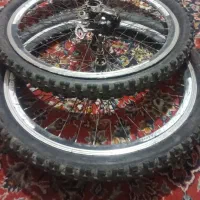 فروش دو عدد رینگ دوچرخه با لاستیک و تیوپ کاملا|دوچرخه، اسکیت، اسکوتر|باشت, |دیوار