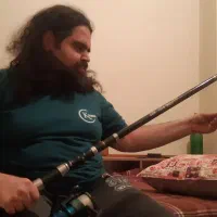 چوب و قرقره ماهیگیری|ماهیگیری|باغستان, |دیوار