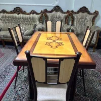 میز غذاخوری چهار نفره با صندلی