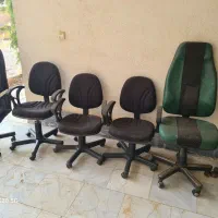 صندلی گردان مدیریت وصندلی فلزی فایبر گلاس