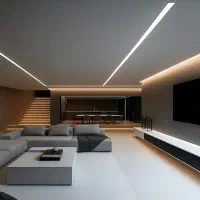 طراحی و اجرای سقف‌ و دیوار کاذب (کناف، تایل، PVC)