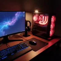 کیس گیمینگ با گرافیک 16GB و رم 64|رایانه رومیزی|شلمان, |دیوار