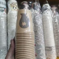 لیوان کاغذی گلاسه و دوجداره و کرافت