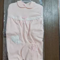 سرهمی راحتی نخی جنسش عالیه برای نوزاد دختر آن ناز