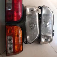 چراغ خطر عقب و چراغ جلو پراید کاملا سالم