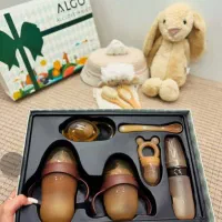 ست شیشه شیر طرح هیورشی با موم عسل برند آلگو