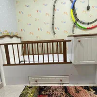تخت و کمد (سرویس) کودک و نوجوان مدل روبین برند ژیک|تخت و صندلی بچه|رشت, گلباغ نماز|دیوار