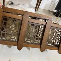دو عدد لوستر چوبی تمیز و سالم|لوستر و چراغ آویز|گرگان, |دیوار
