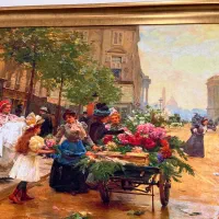 تابلو مخمل فرانسوی|تابلو، نقاشی، عکس|سیرجان, |دیوار