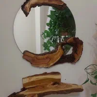 آینه و کنسول روستیک|بوفه، ویترین، کنسول|کرج, حسین‌آباد|دیوار