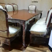 مبل استیل با ناهار خوری