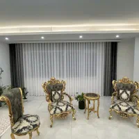 پرده پذیرایی پانچ نو طوسی تیره روشن