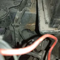 پراید مدل ۸۴ شاسی جلو خورد عکس گذاشتم