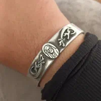 دستبند نقره یاعلی