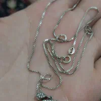 گردنبند نقره زیبا
